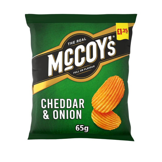 Mccoys Cheddar & Onion 20x65g