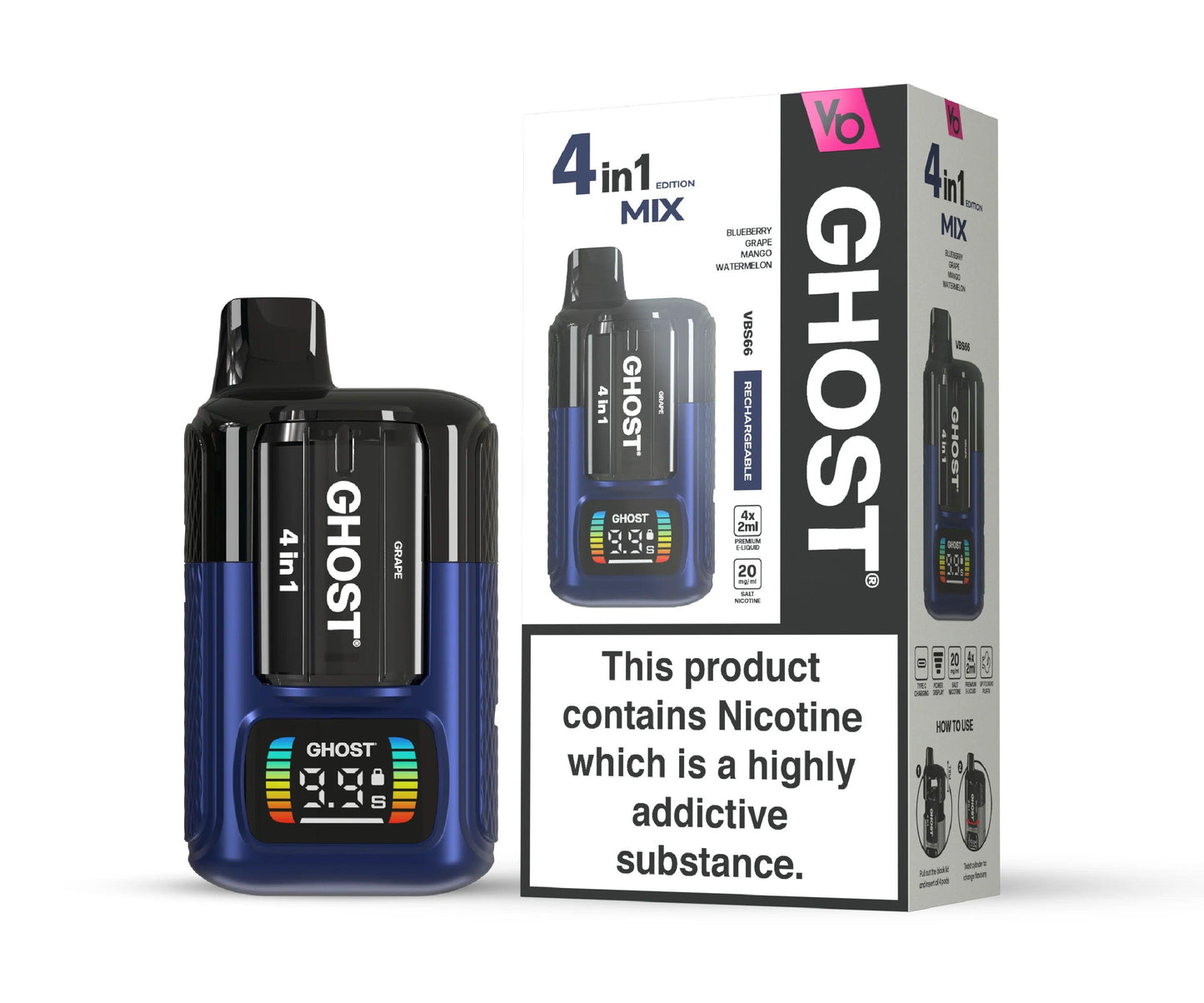 Ghost® 4 in 1 VBS66 Mix Edition