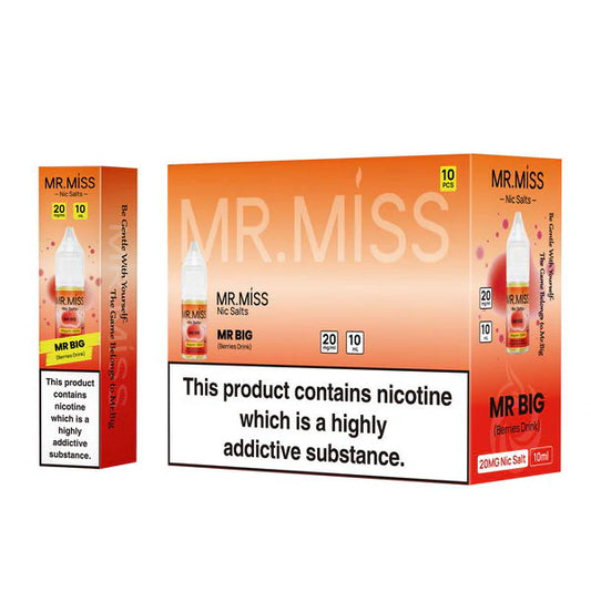 Mr.Miss Nic Salt E-Liquid 10ML 10MG