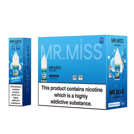 Mr.Miss Nic Salt E-Liquids 10ML 20MG