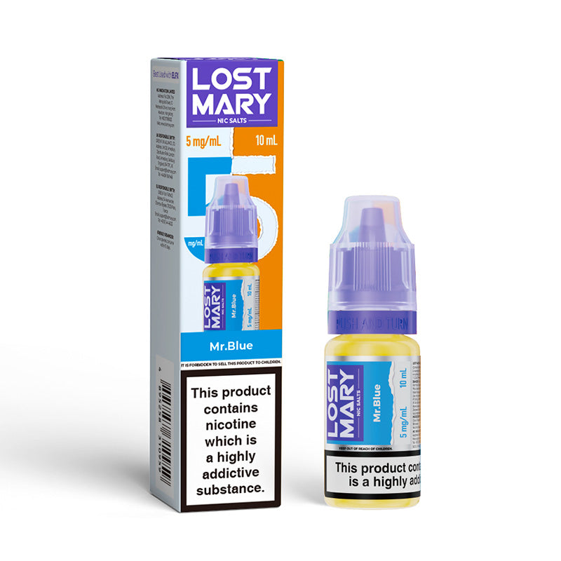 LOST MARY (5mg) Nic Salts E-Liquid 10ml