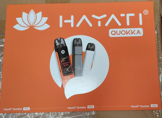 Orange box with Hayati Quokka branding and product image