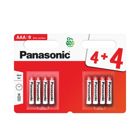 Panasonic 30010611 Zinc AAA 8 Pack R03RZ/8HH