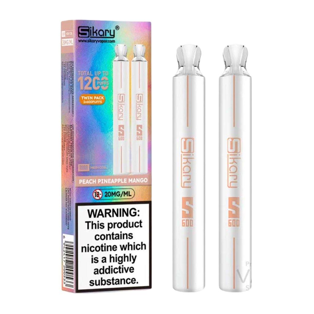 Sikary S600 Twin Pack Disposable Vape FOC