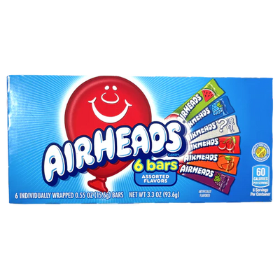 Assorted flavours 6 bars theatre box