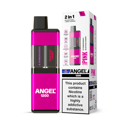 Angel 1200 2 in 1 Prefilled Pod Kit Reusable Compliant Post June 1st