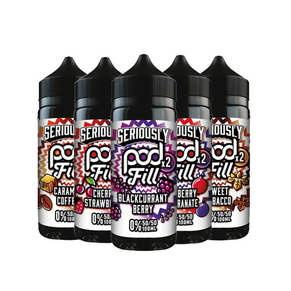 Doozy Vape Seriously Pod Fill X2 Omg 100ml Shortfill
