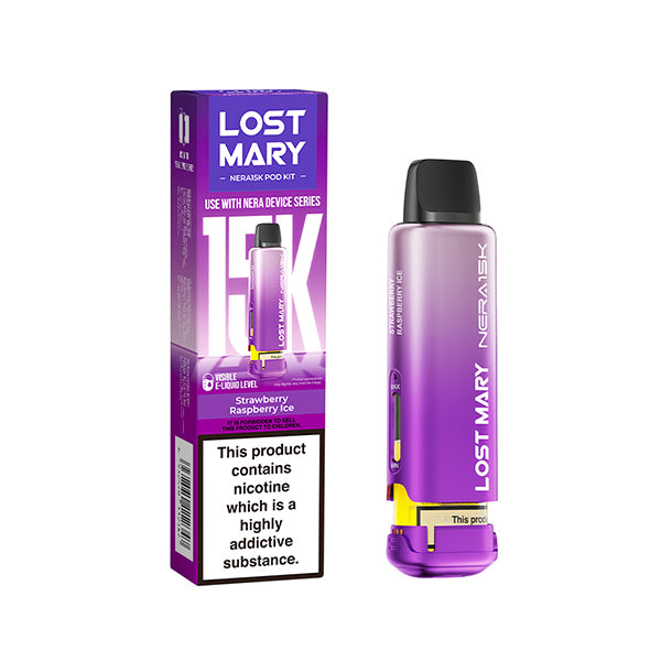 Lost Mary Nera 15K 20mg Prefilled Pods Compliant Post June 1st