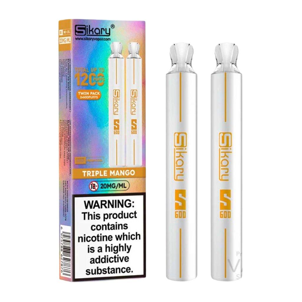 Sikary S600 Twin Pack Disposable Vape FOC