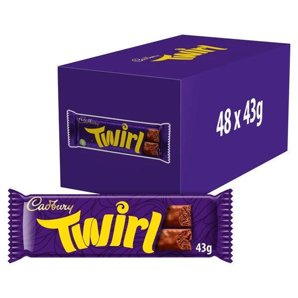 Cadbury Twirl chocolate bars [48x43g]