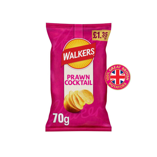 Walkers Prawn Cocktail 18x70g