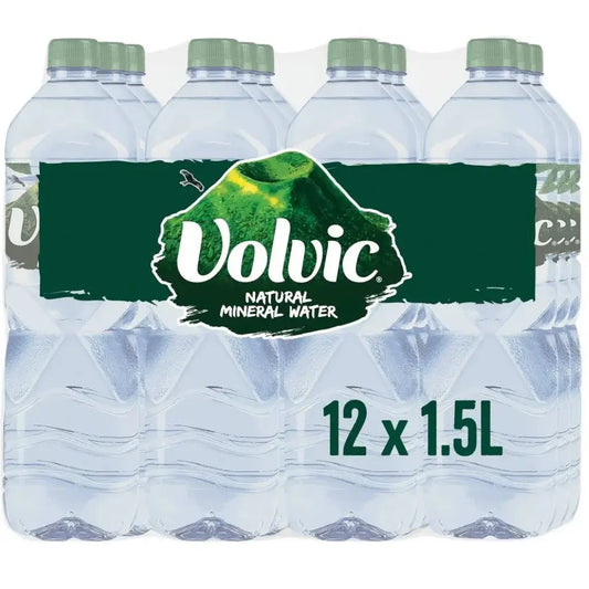 Volvic Natural Mineral Water 12X1.5L