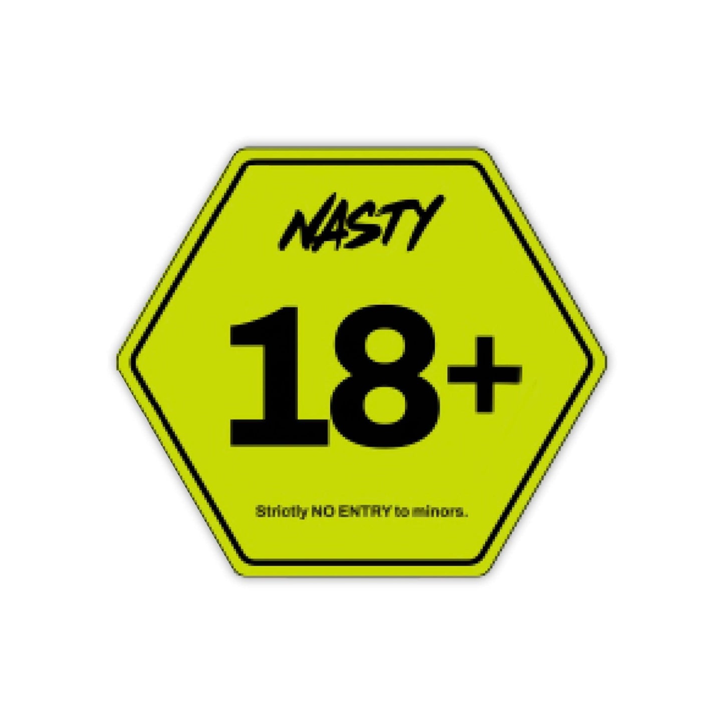 Nasty Support 18+ Warning Sign