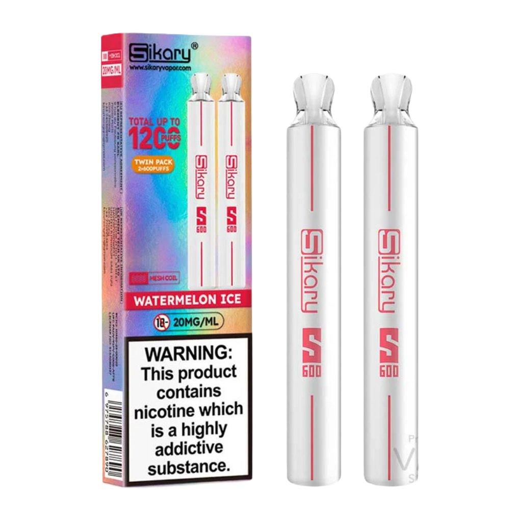 Sikary S600 Twin Pack Disposable Vape FOC