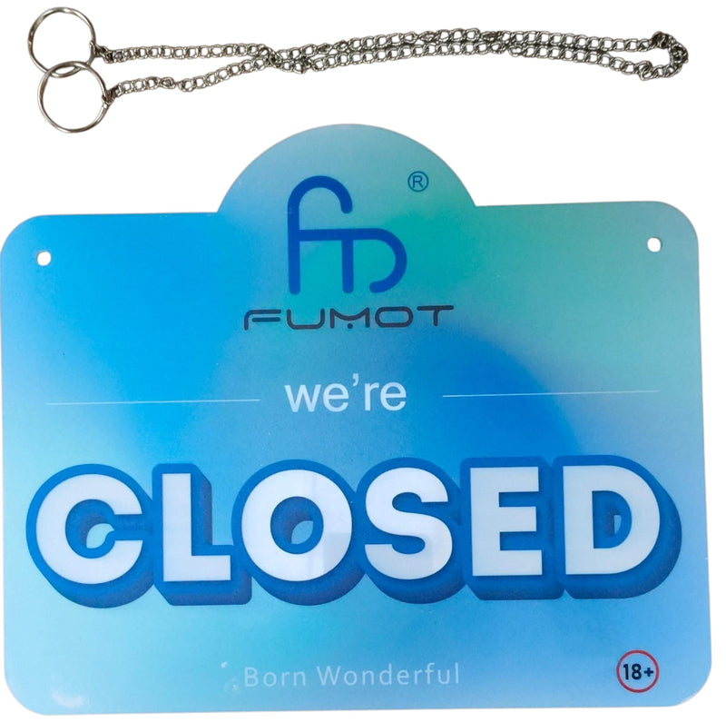 Fumot Open/Close Sign 25*21cm