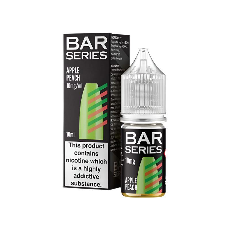 bar series 10mg nic salt apple peach