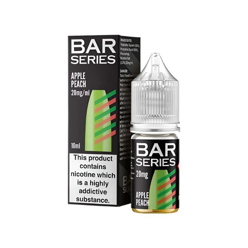 bar series 20mg nic salt apple peach