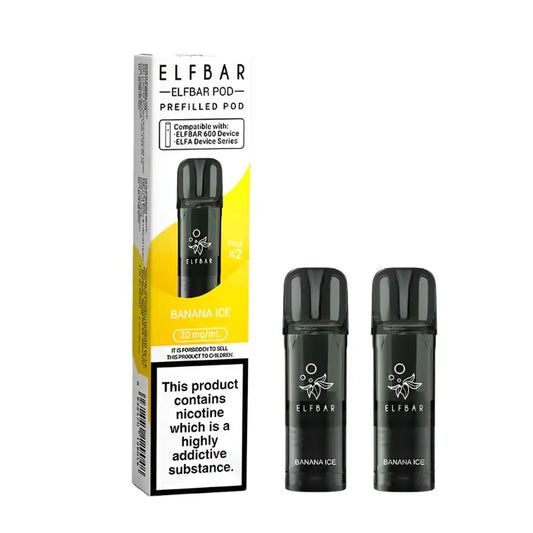 Elf Bar 600 Prefilled Pods 2 Pack 20MG