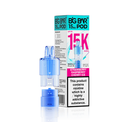 Strawberry raspberry cherry ice