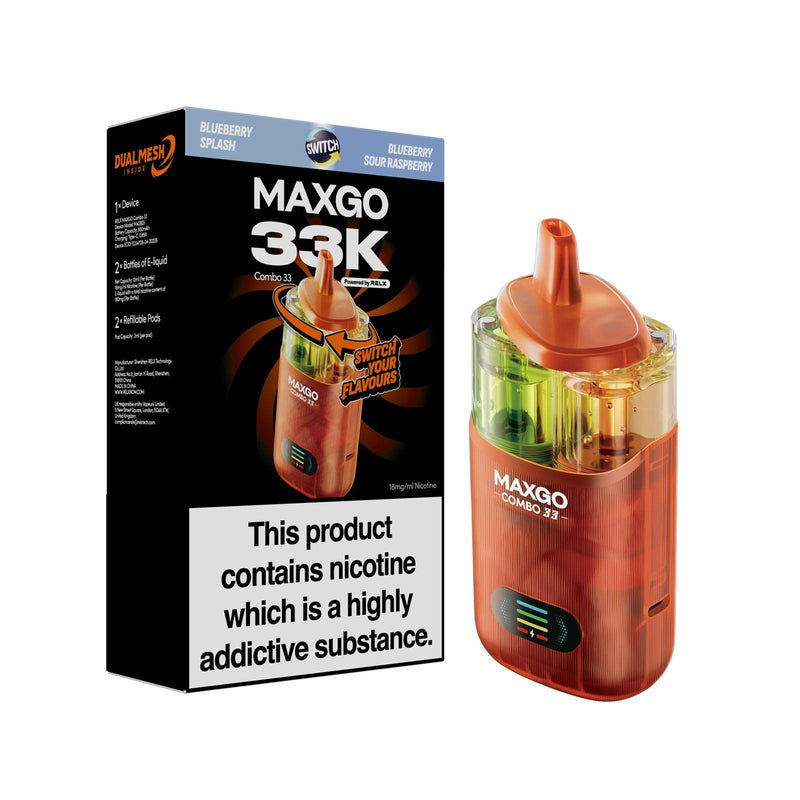 Relx Maxgo 33k Prefilled Pod Vape Kit