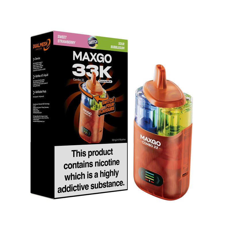 Relx Maxgo 33k Prefilled Pod Vape Kit