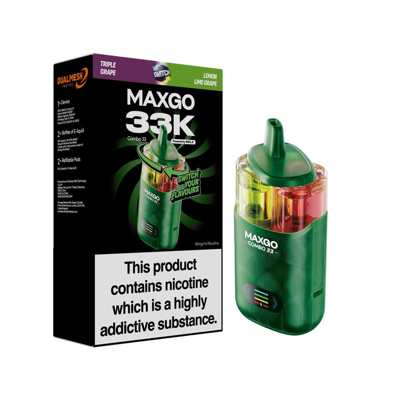 Relx Maxgo 33k Prefilled Pod Vape Kit