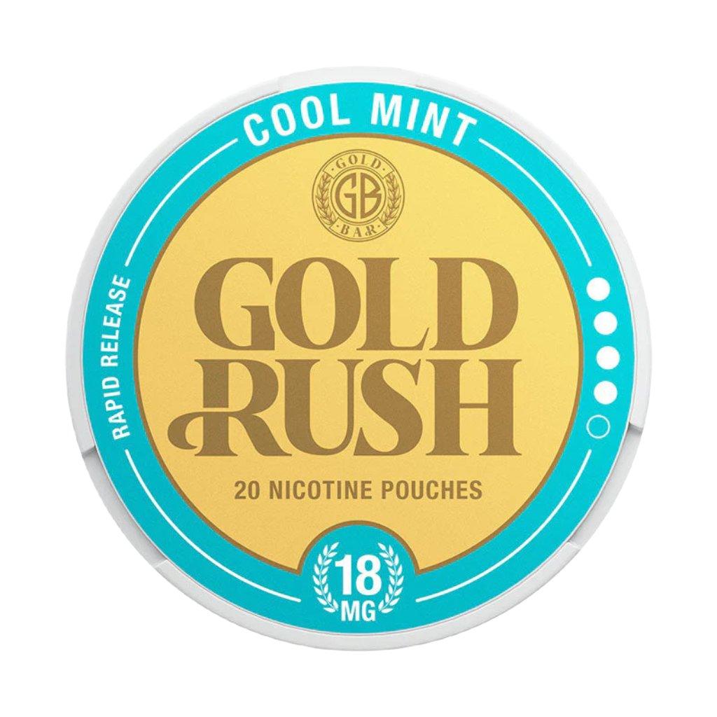 gold bar gold rush nicotine pouches 18mg cool mint