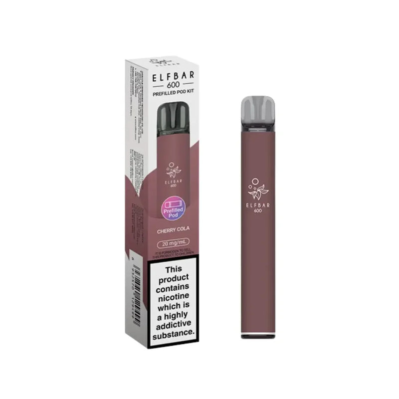 Elf Bar 600 Prefilled Pod Kit Compliant Post June 1st