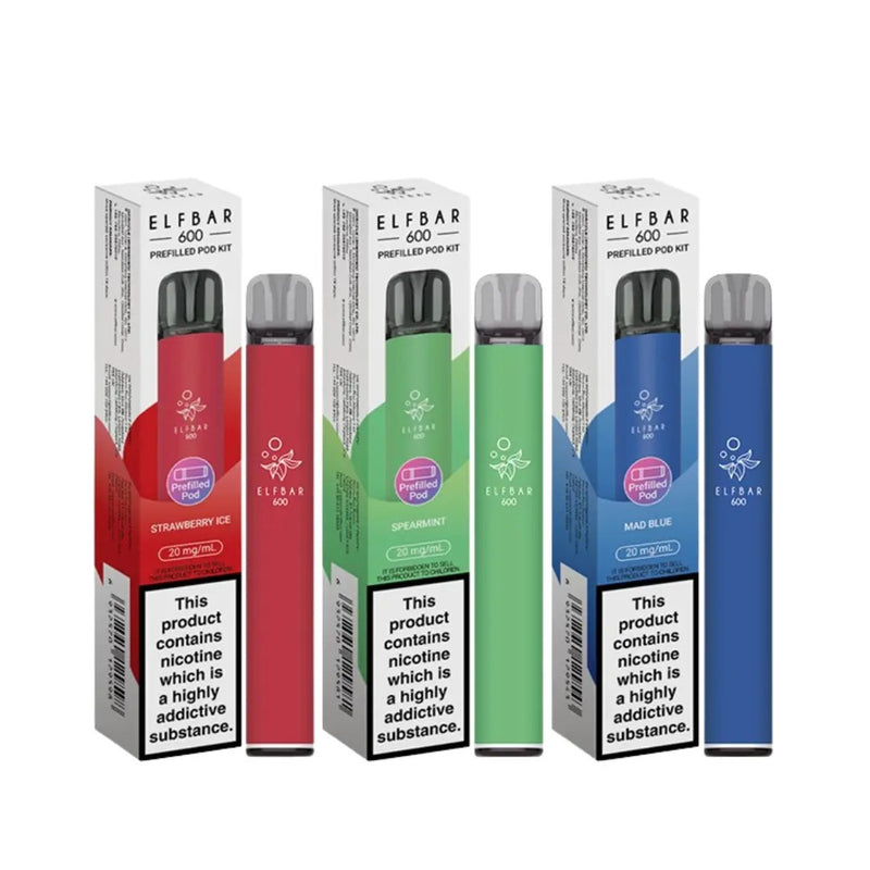 Elf Bar 600 Prefilled Pod Kit Compliant Post June 1st