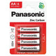 Panasonic Zinc AA 4pcs/pack R6RZ/4BP Brown Box