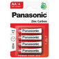 Panasonic Zinc AA 4pcs/pack R6RZ/4BP Brown Box