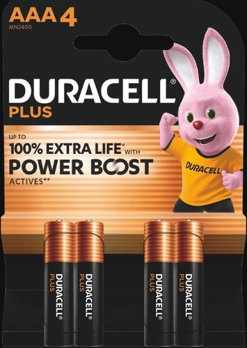 Duracell 5019179 Power Boost 100% AAA 4PK MN2409