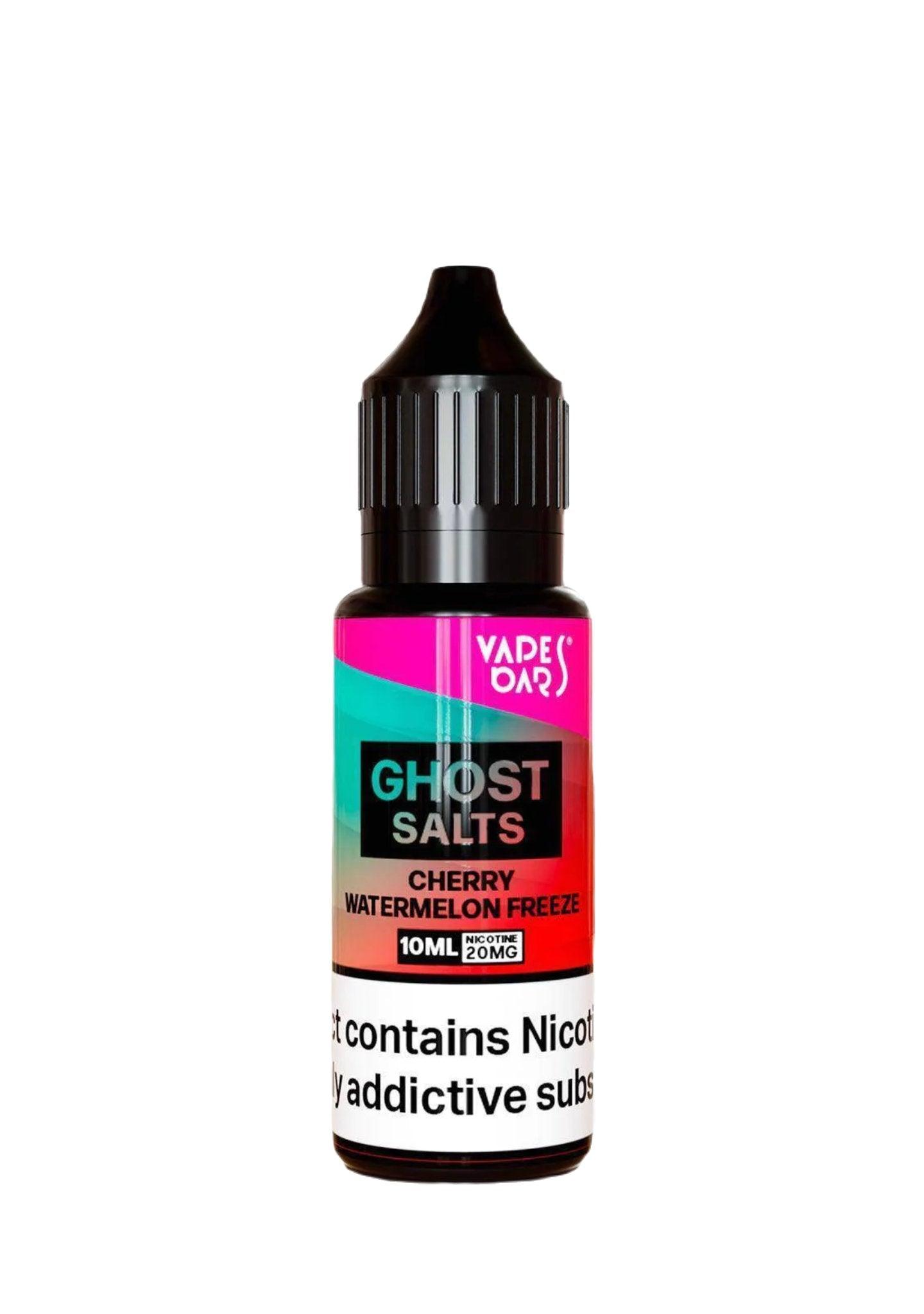 Ghost Salts Cherry Watermelon Freeze Vapes Bars E-Liquid 10ml - Click & Vape