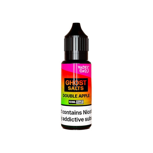 Ghost Salts Double Apple Vapes Bars E-Liquid 10ml - Click & Vape