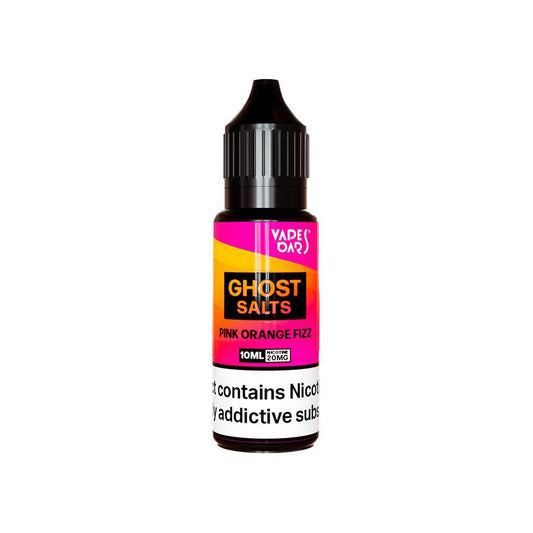 Ghost Salts Pink Orange Fizz Vapes Bars E-Liquid 10ml - Click & Vape