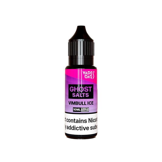 Ghost Salts Vimbull Ice Vapes Bars E-Liquid 10ml - Click & Vape