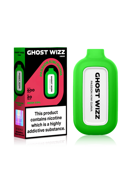 GHOST WIZZ PASSION KIWI GUAVA DISPOSABLE VAPE - Vape Unit