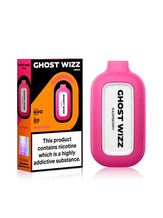 GHOST WIZZ RASPBERRY DISPOSABLE VAPE - Vape Unit