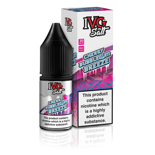 IVG Cherry Bubblegum Breeze Nic Salt - 10mg