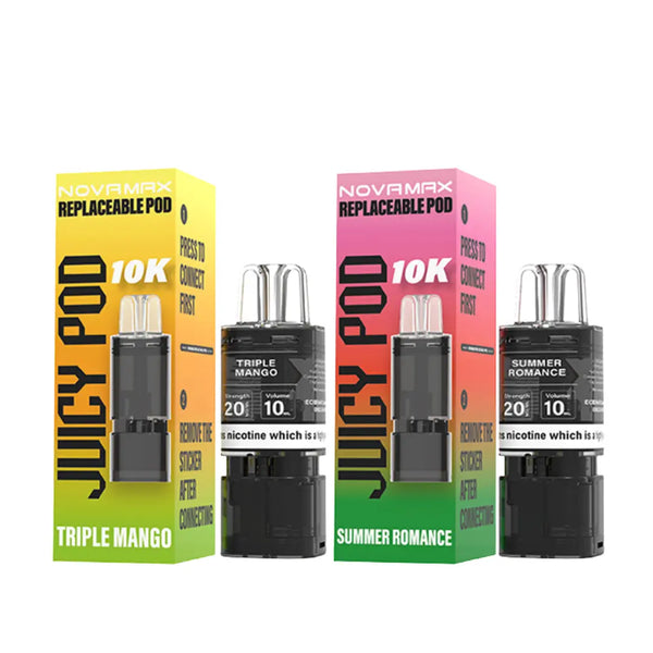 Juicy Pod Novamax 10K Replacement Prefilled Pods