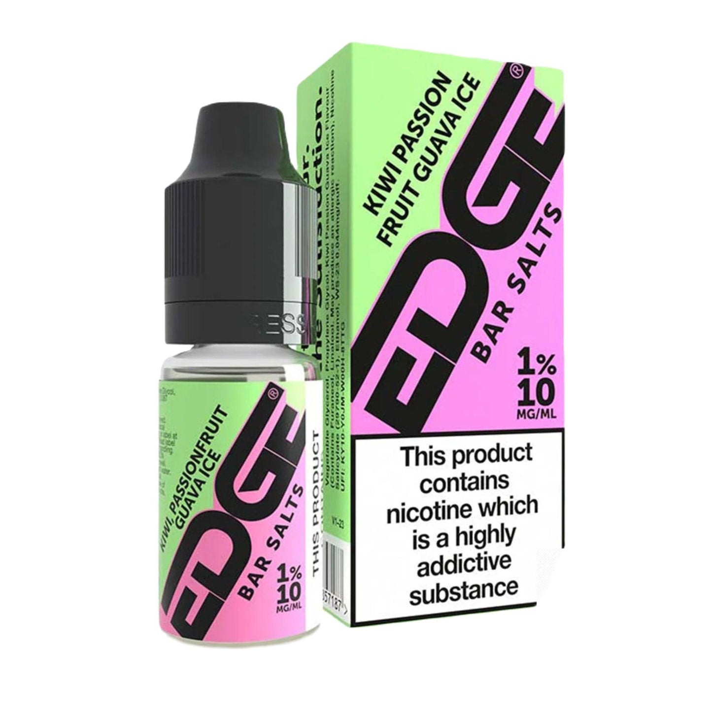 Edge Bar Salts Kiwi Passion Guava Ice Nic Salts - 10mg