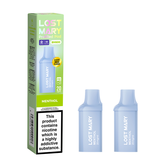Lost Mary BM600 Prefilled Vape Pods 20mg - 2PK