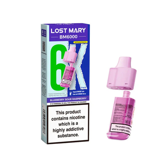 Lost Mary BM6000 10MG Refillable Pods