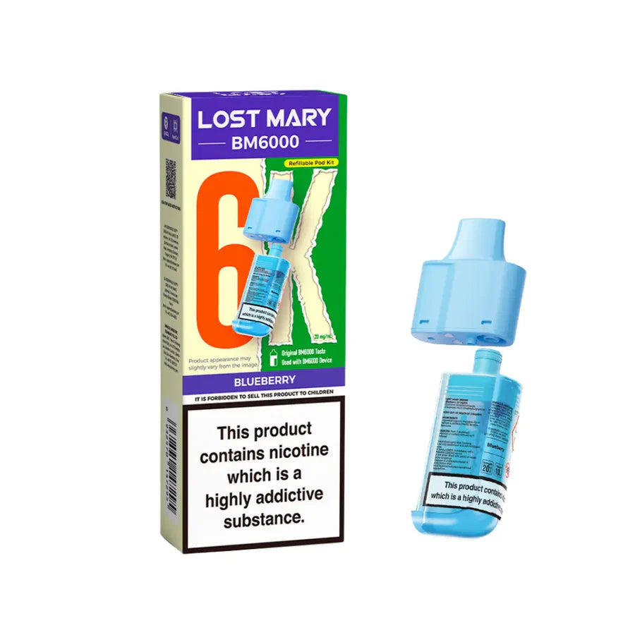 Lost Mary BM6000 Prefilled Kits & Pods - Wholesale Supplies Lost Mary BM6000 Prefilled Kits & Pods - Wholesale Supplies