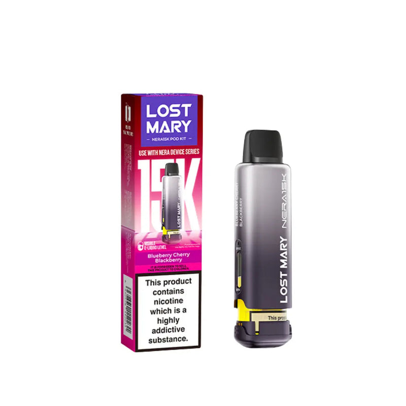Lost Mary Nera 15K 20mg Prefilled Pods Compliant Post June 1st