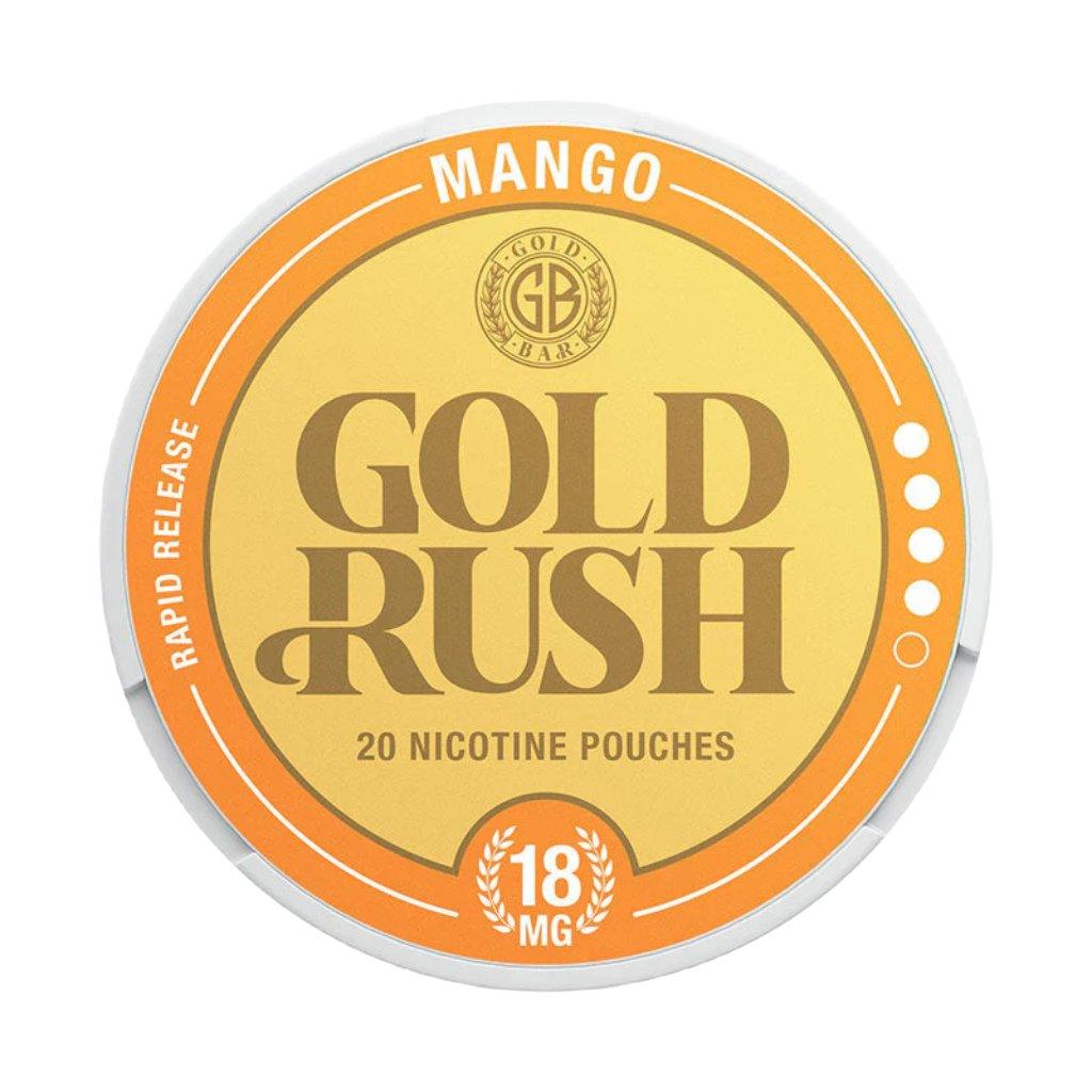 gold bar gold rush nicotine pouches 18mg mango