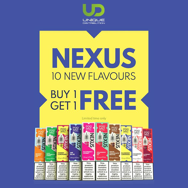 Nexus 10ML NIC Salt E-Liquid 20MG - BUY 1 GET 1 FREE