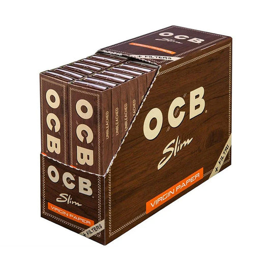 OCB Virgin Slim with Tips [32 pcs]