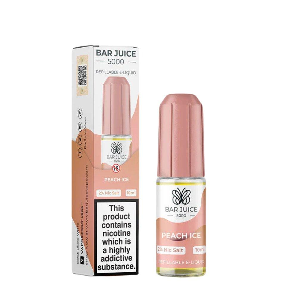 Bar Juice 5000 Peach Ice Nic Salt - 10mg