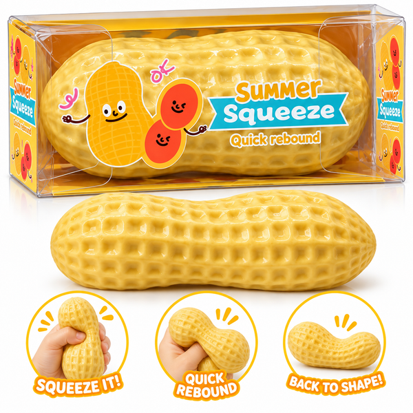 Squishy Toy Cracking Peanut [1pc]